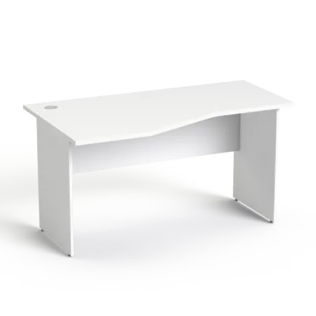 Białe biurko do biura SV-22 szer. 140 cm