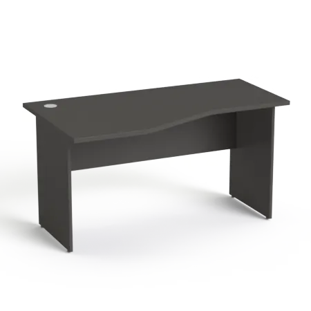 Nowoczesne biurko do biura SV-22 grafit szer. 140 cm
