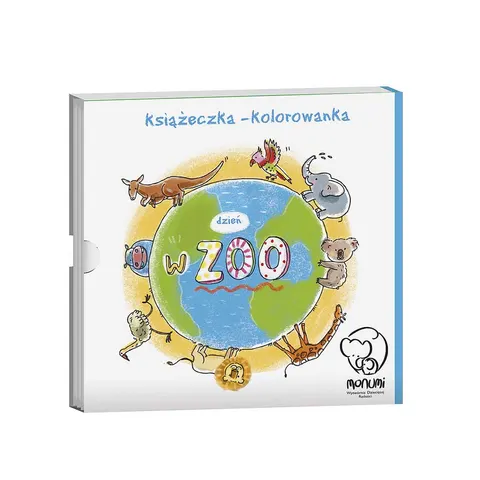 Książeczka kolorowanka Monumi "Dzień w zoo"