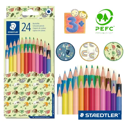 Zestaw kredek Staedtler Pattern 24 kolory