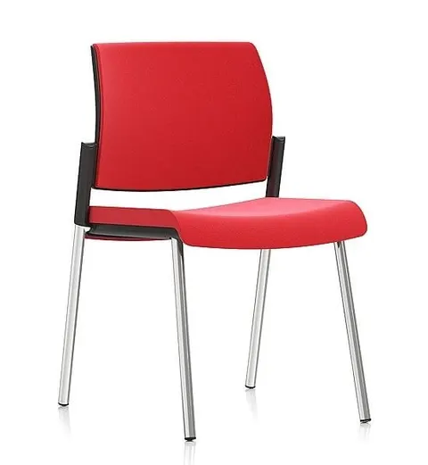 Krzesło konferencyjne SET czerwony