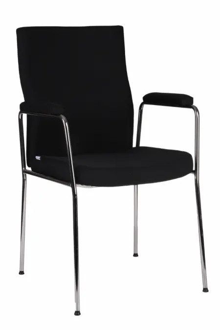 Krzesło TEAM PLUS 4L ARM – stelaż chrom