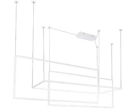 Maxlight Geometric P0272 Lampa Wisząca Biała