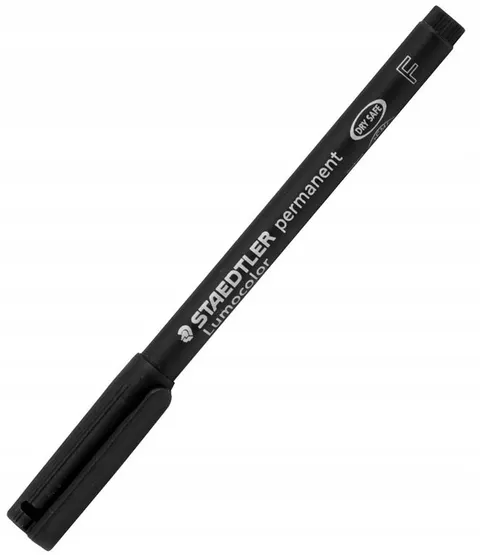 Foliopis permanentny Lumocolor Staedtler - F czarny