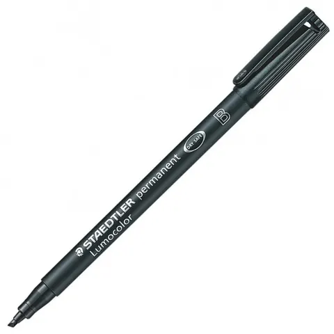 Foliopis permanentny Lumocolor Staedtler - B czarny