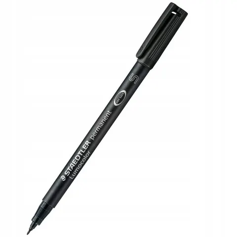 Foliopis permanentny Lumocolor Staedtler - S czarny