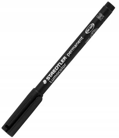 Foliopis permanentny Lumocolor Staedtler - M czarny