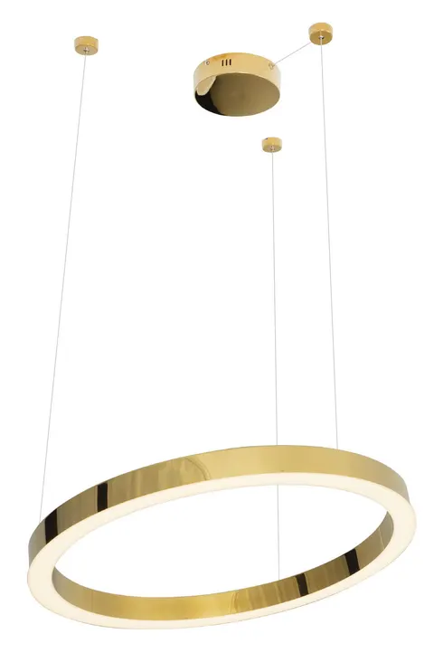 Maxlight Luxury P0369D Lampa Wisząca Złota Ściemnialna