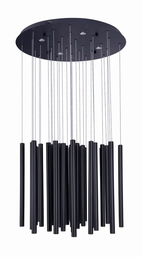 Maxlight Organic Black P0419D Lampa Wisząca Ściemnialna