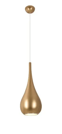 Maxlight Drop P0436 Lampa Wisząca Złoty Mat
