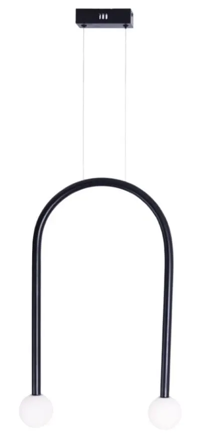 Maxlight P0513 Lampa Wisząca Enigma Czarna