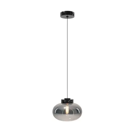 Maxlight P0515 Lampa Wisząca Moonstone Smoke Glass+black Marble