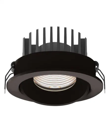 Maxlight H0095 4000K Oprawa Wpustowa Cyklop Czarna IP65