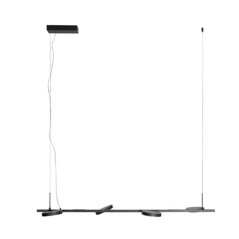 Maxlight P0529 Lampa Wisząca Ibiza IV Czarna