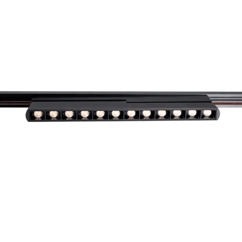 MAXLIGHT N0005N raster 12W Czarny łamany 3000K On-Off- MICRO11