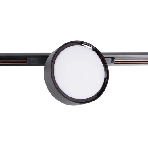 MAXLIGHT N0011N plafon 12W Czarny okrągły 3000K On-Off- MICRO11