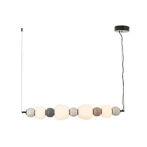 Maxlight P0631 Lampa Wiszaca Modern 32w, Opal + Dark Grey+medium Brown+light Grey