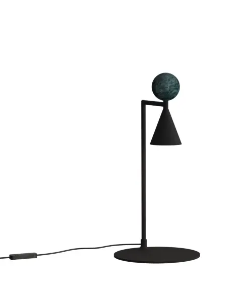 Maxlight T0069 Lampa Stołowa Bingo 12W Czarny+malachit