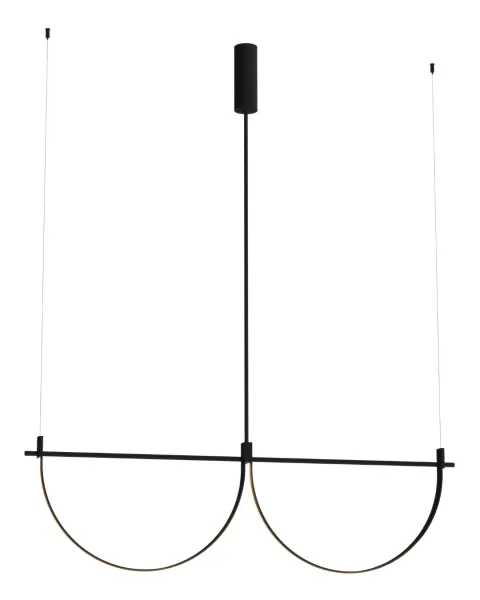 Maxlight P0688 Lampa Wisząca Victoria 40W Czarna