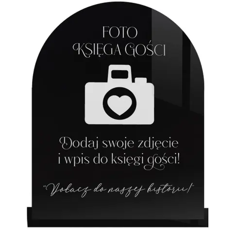 Tabliczka - Foto Księga Gości