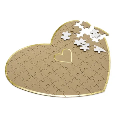 Księga Gości Puzzle Serce