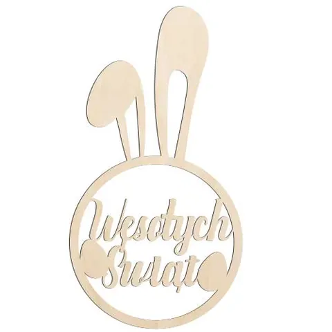 Dekoracja Wesołych Świąt Wielkanocnych 40 cm