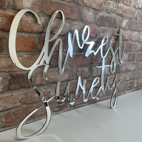 Napis Chrzest Święty 90 cm i 60 cm