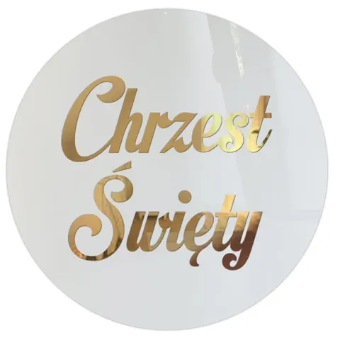 Chrzest Święty - Koło z Pleksi