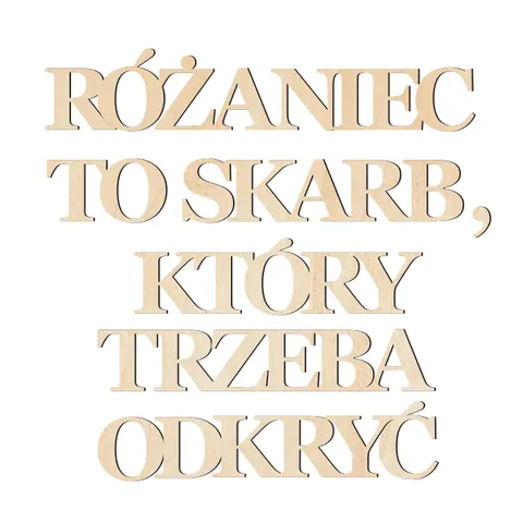 „Różaniec to skarb, który trzeba odkryć” – dekoracja różańcowa