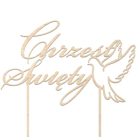 Topper - Chrzest Święty 20 cm