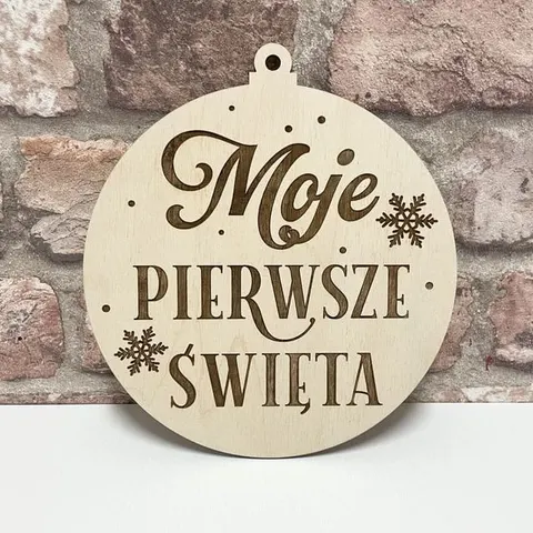 Moje Pierwsze Święta - Tabliczka do zdjęć 15 cm.