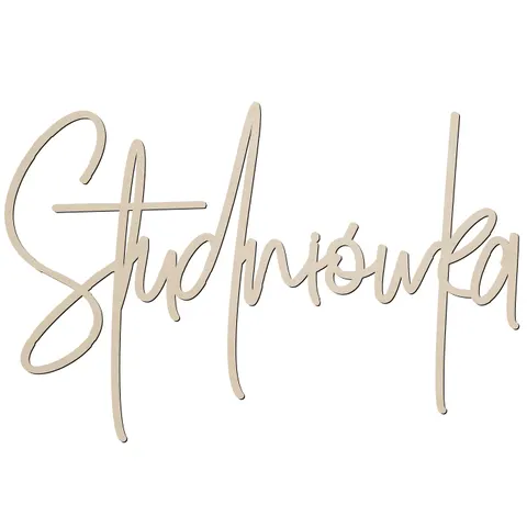 Studniówka 90x60 cm - Napis ze sklejki naturalny lub malowany.