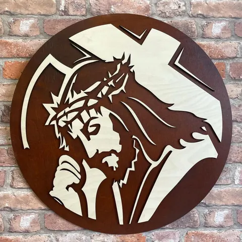 Koło Jezus Dźwigający Krzyż - Dekoracje na Wielki Post
