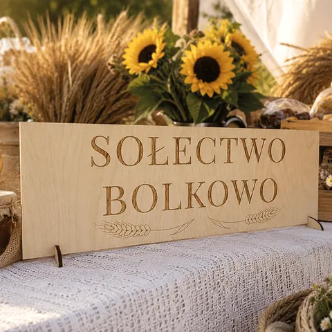 Tabliczka na Dożynki 60 cm