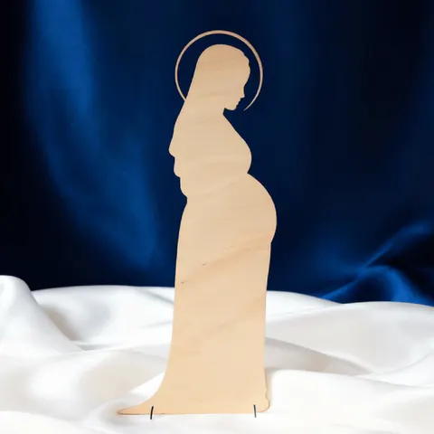 Maryja brzemienna – dekoracja adwentowa do kościoła