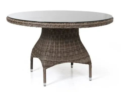 Stół okrągły technorattan 120 cm Lemans
