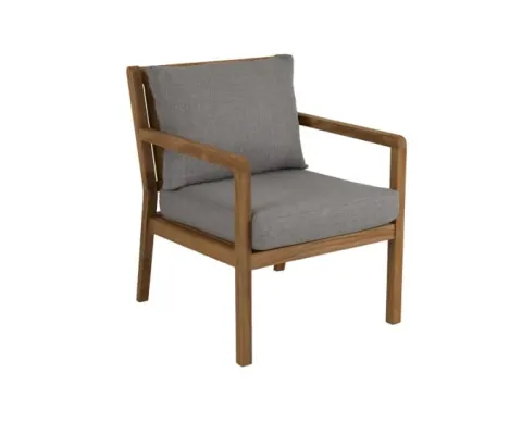Wypoczynkowy fotel z drewna teak Kornell