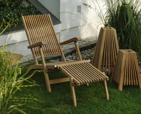Pokładowe krzesło drewniane Julita (teak)