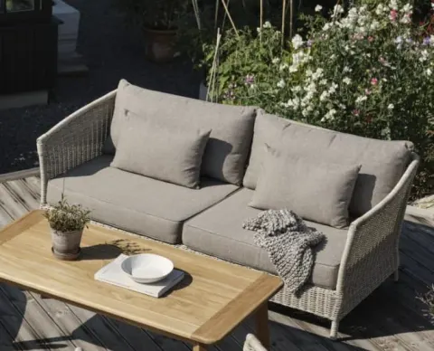 Sofa ogrodowa z technorattanu Aster