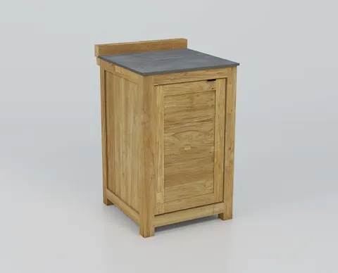 Szafka z drewna teak Saragossa