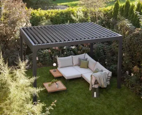Pergola Monaco aluminiowa zadaszenie sterowane elektrycznie