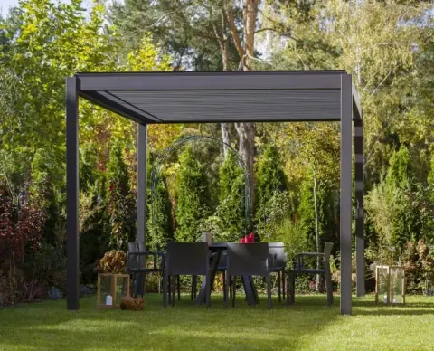 Zadaszenie aluminiowe Saint Tropez z oświetleniem LED