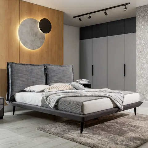 Łóżko tapicerowane New Elegance FORLI bez pojemnika ze stelażem