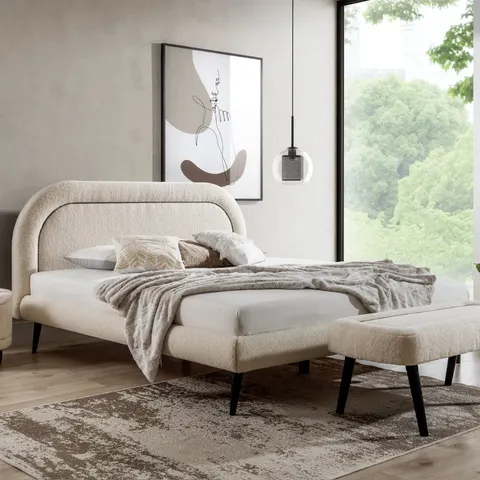 Łóżko tapicerowane New Elegance NELLO ze stelażem, bez pojemnika