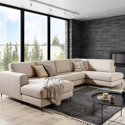 Narożnik Hygge Sofa COCO U-SOFA HFZ/ZFH (360x195 cm) zagłówek opcjonalnie