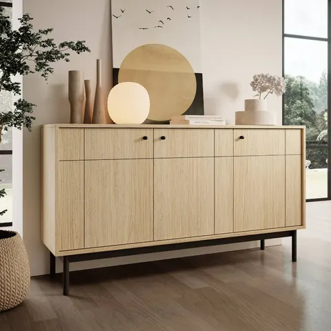 Komoda Piaski JAPANDI K154 Dąb linea
