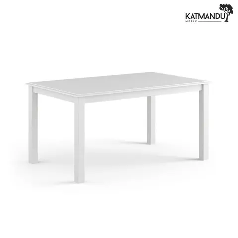 Stół Katmandu BELLUNO ELEGANTE 150–197 cm biały – drewniany stół prowansalski