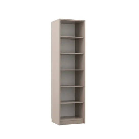 Regał New Elegance GENIUS "RP" szer. 60 cm z półkami (Congo - kolor szaro-beżowy)