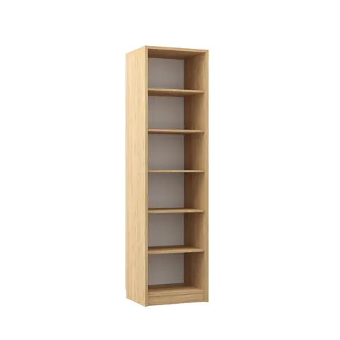 Regał New Elegance GENIUS "RP" szer. 60 cm z półkami (dąb olejowany)