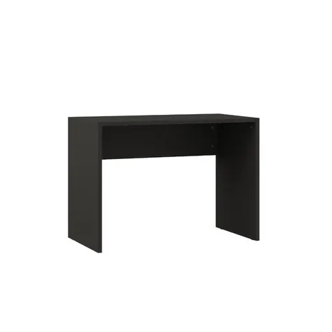 Czarne biurko New Elegance GENIUS szer. 110 cm (czarny mat)